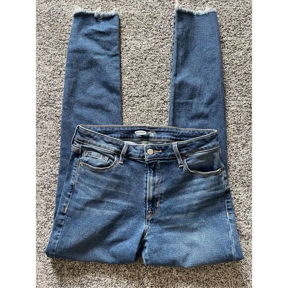 Old Navy RockstarSuper Skinny Ankle Jeans 8Tall - Picture 1 of 7